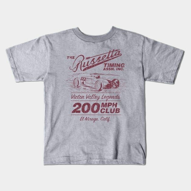 Russetta Timing Association 1939 Kids T-Shirt by JCD666